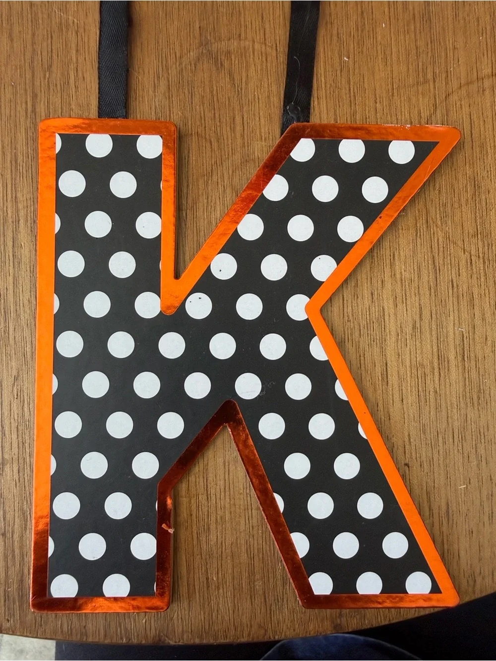 Hobby Lobby Halloween Wall Hanging in Black, White, Orange